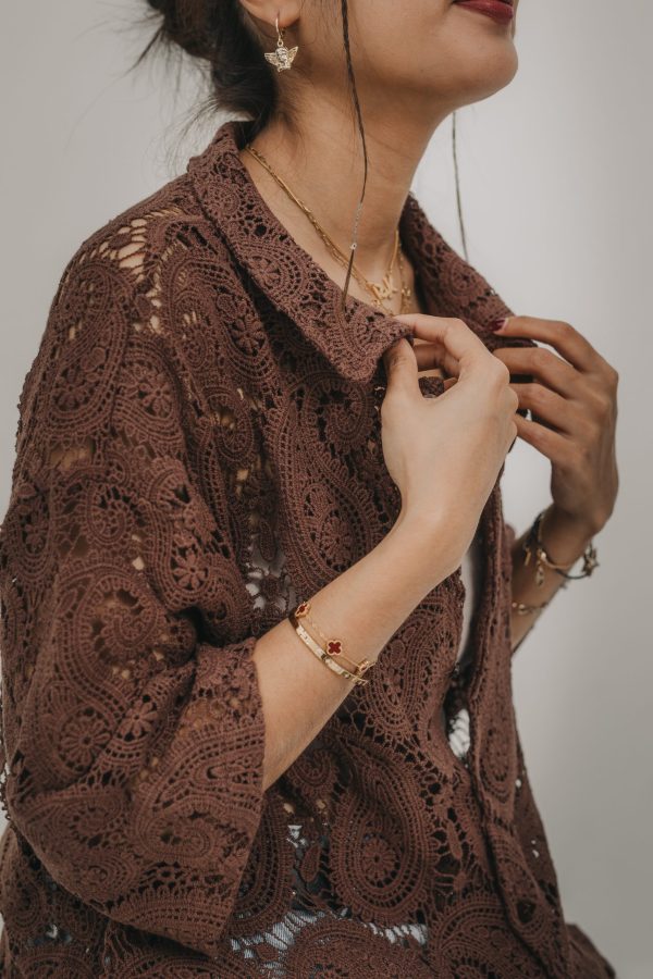 Brown Paisley Button-Up - Image 2